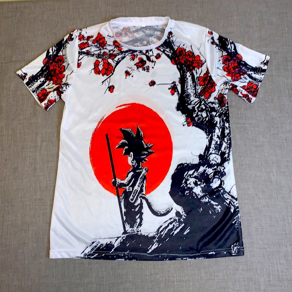 White Drywick Dragonball-Z Short Sleeve Tee Mens Size Small